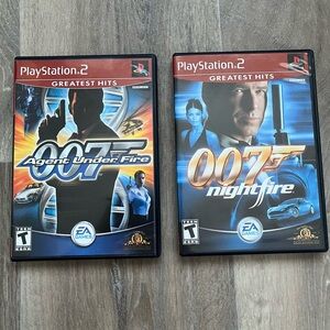 Bundle of 2 CIB 007 PS2 Games: Nightfire & Agent under fire